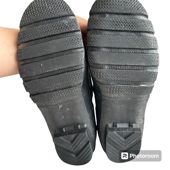 HUNTER Women's Original Tall Gloss Rain Boots | Black SZ 8F/7M - Picture 3 of 7